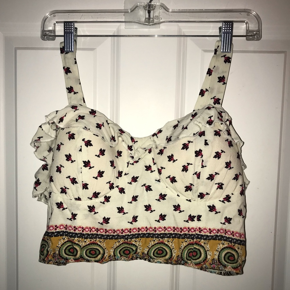 Pattern Crop Top